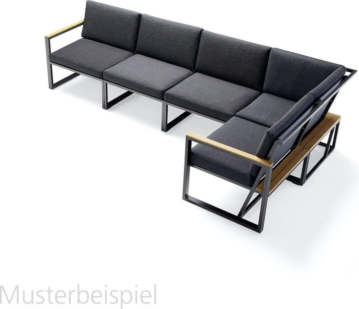 Produktbild Sieger Exclusiv Passion Gartenmöbelreihe Havanna Havanna Lounge-Gruppe Seitenteil links