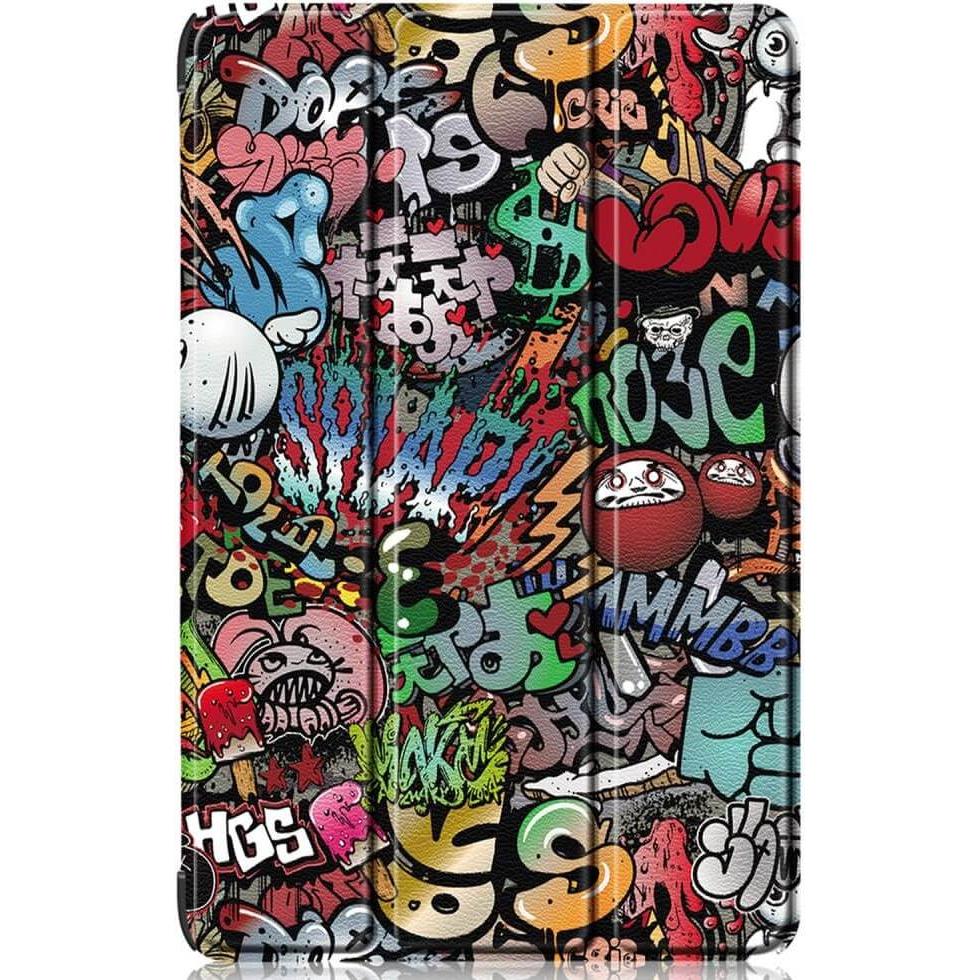 Thumbnail - Cover-Discount Galaxy Tab S9 Ultra - Tri-fold Smart Case Comics (Galaxy Tab S9 Ultra), Tablet Hülle, Mehrfarbig
