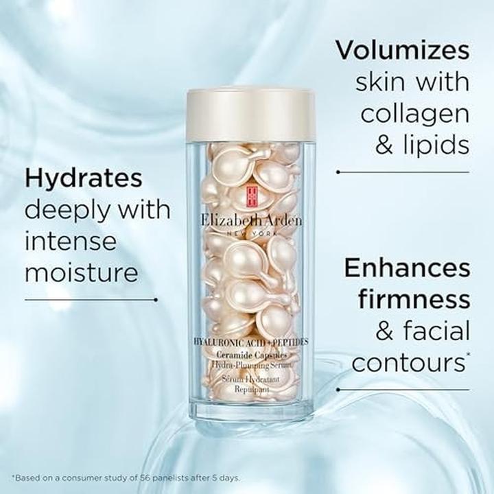 Actual product image Elizabeth Arden Hyaluronic Acid Ceramide Capsules Peptides 60Stk.