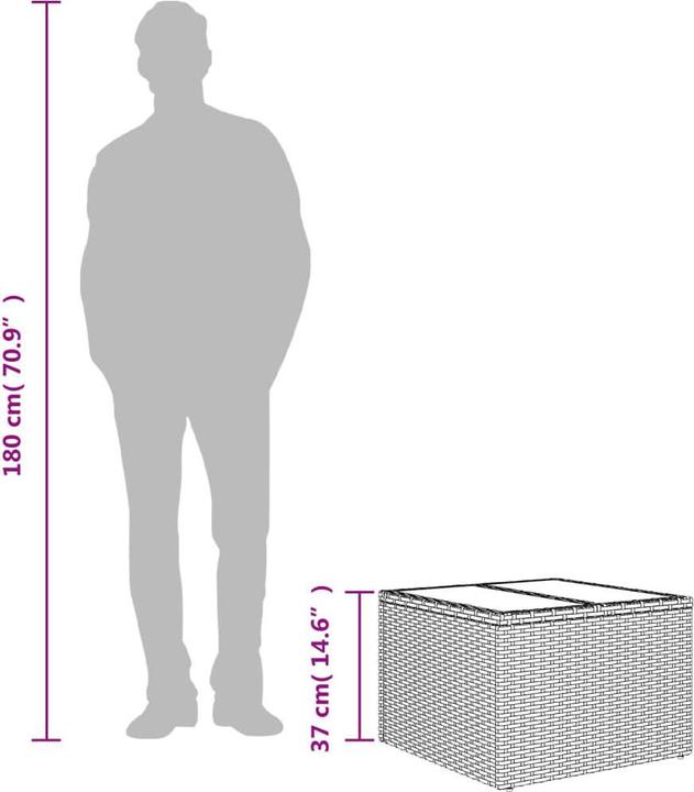 Produktbild vidaXL Gartentisch