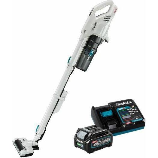 Makita CL004GD101 Akku-Staubsauger XGT 40 Volt, 200 mbar, inkl. 1 x 2,5 Ah Akku u. Schnellladegerät, Aspirapolvere