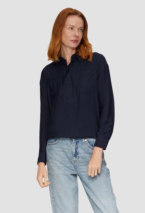 Produktbild S.Oliver Bluse Hemdkragenbluse aus Viskosemix (38)
