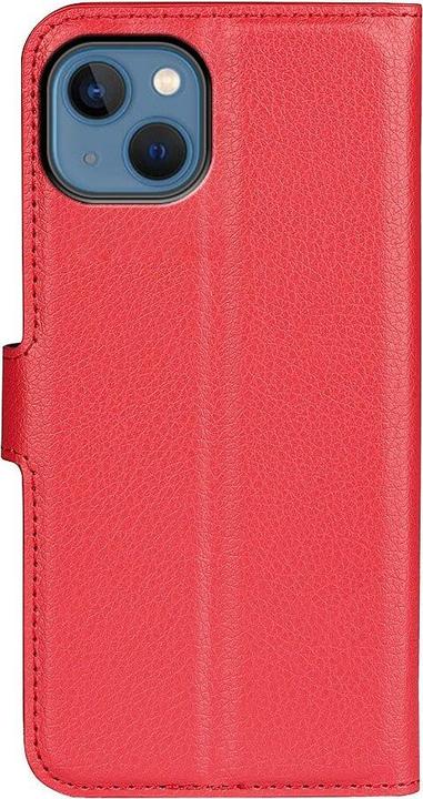 Actual product image Cover-Discount iPhone 14 - Leather case cover red (Apple iPhone 14)