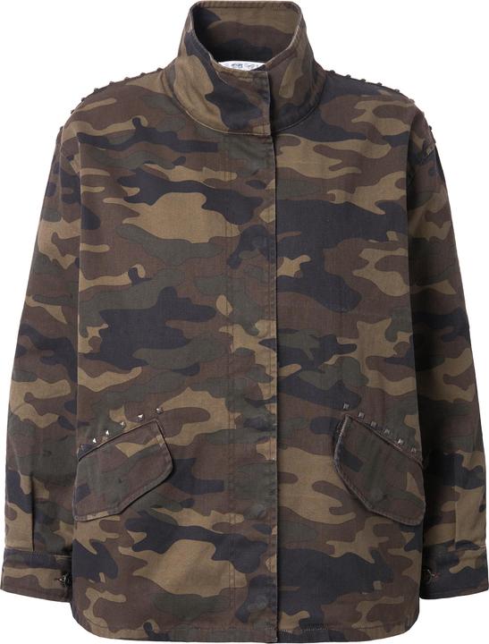Produktbild Angel of Style Jacke, Boxy Fit, Camouflage, Bindeband am Saum (48)