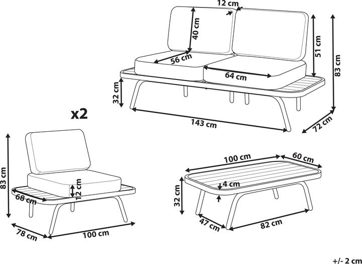 Actual product image Beliani Minozzo