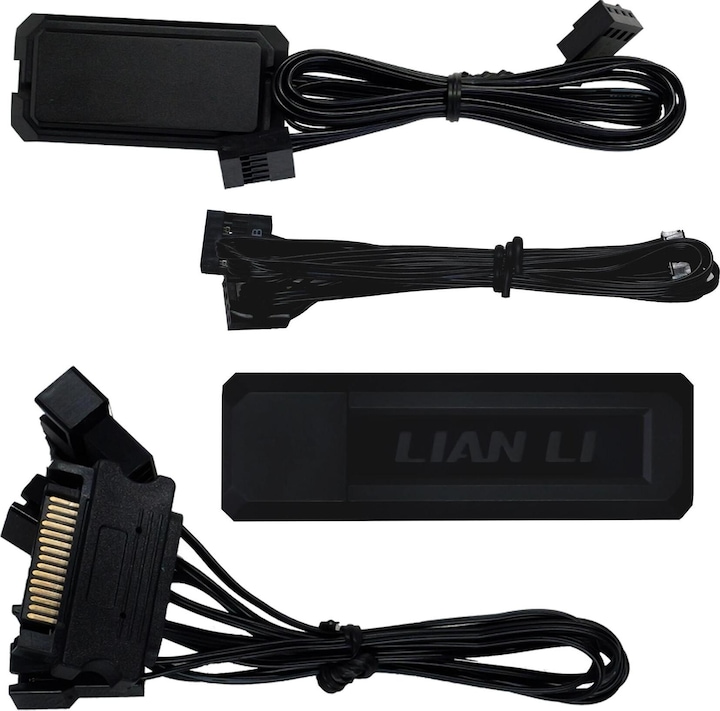 Produktbild Lian-Li UNI FAN TL Wireless LCD Lüfter, ARGB, PWM, 3er-Pack inkl. Controller - Reverse Blade, 120mm (120 mm, 3 x)