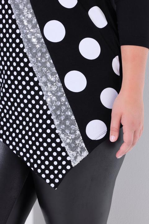Actual product image Miamoda T-Shirt, Classic Fit, Ziersteinchen, Mustermix (46)