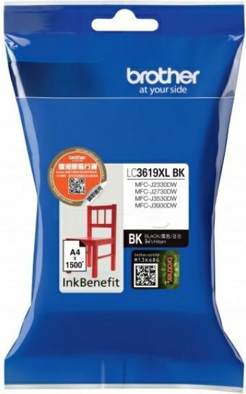 Produktbild Brother LC3619XLBK - Schwarz - Original - Tintenpatrone (BK)
