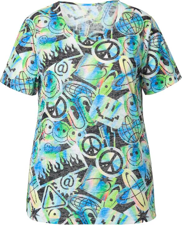 Produktbild Angel of Style T-Shirt, Komfort Fit, Smiley Print (60)