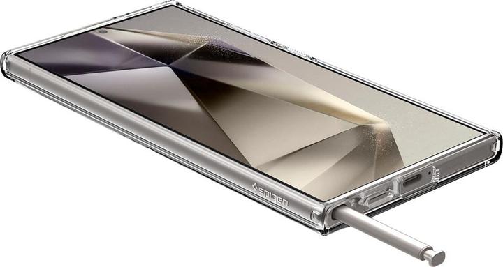 Actual product image Spigen Ultra Hybrid Metal Ring Zero One (MagFit) Galaxy S24 Ultra Case, Natural Titanium (Samsung Galaxy S24 Ultra)