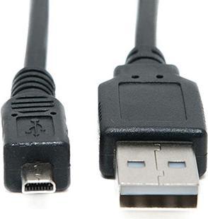 Actual product image Logo USB cable USB-A - miniUSB 1.8 m Black (31180) (1.80 m, USB 2.0)