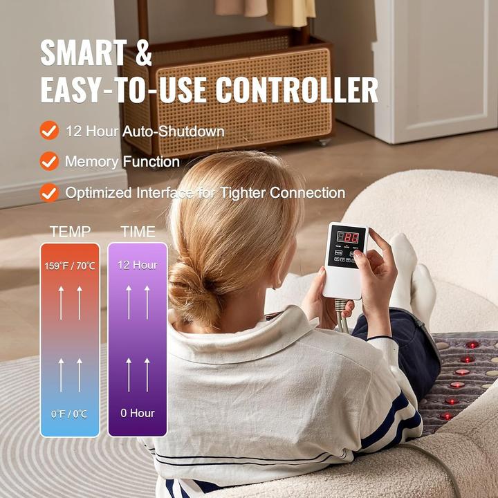 Produktbild Vevor Infrarot-Heizkissen (82 x 52 cm)