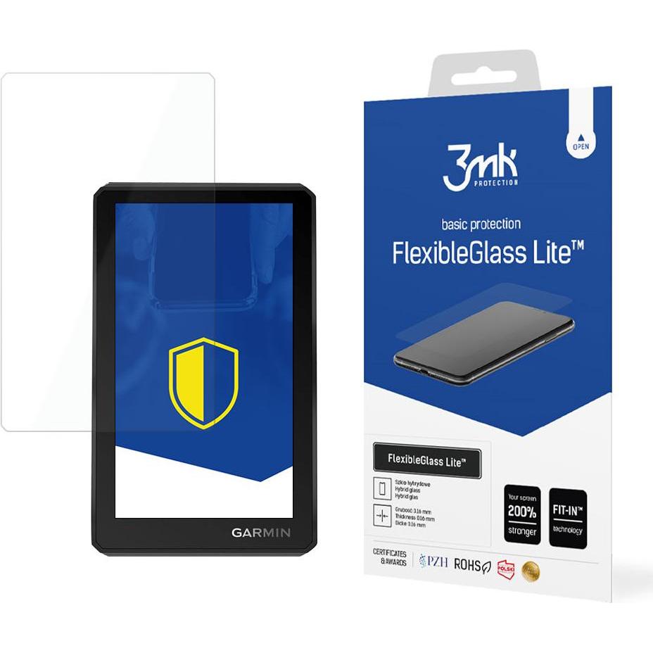 3MK FlexibleGlass Lite do Garmin Zumo XT (1 Stück, Oppo A3, Realme Q), Smartphone Schutzfolie, Transparent