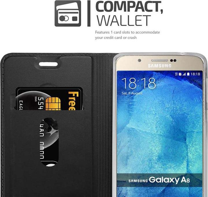Actual product image Cadorabo Book Classy Style Cover (Samsung Galaxy A8)