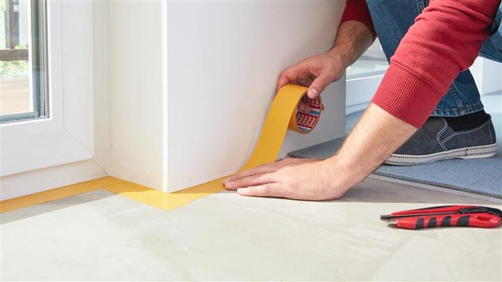 Actual product image tesa Double-Sided Tape Extra Strong 10mx50mm (50 mm)