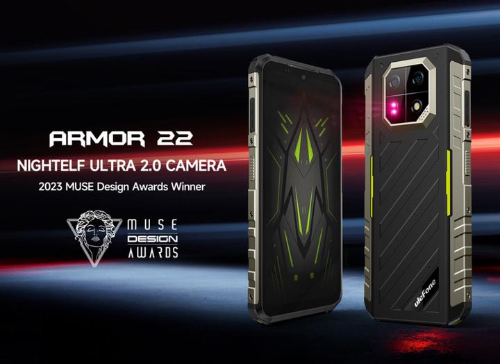 Productafbeelding Ulefone Armor 22 (128 GB, Black, 6.58", Dubbele SIM, 4G)