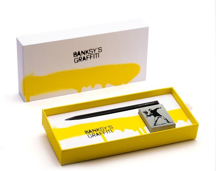 Actual product image Pininfarina Notebook Banksy Collection - Flower