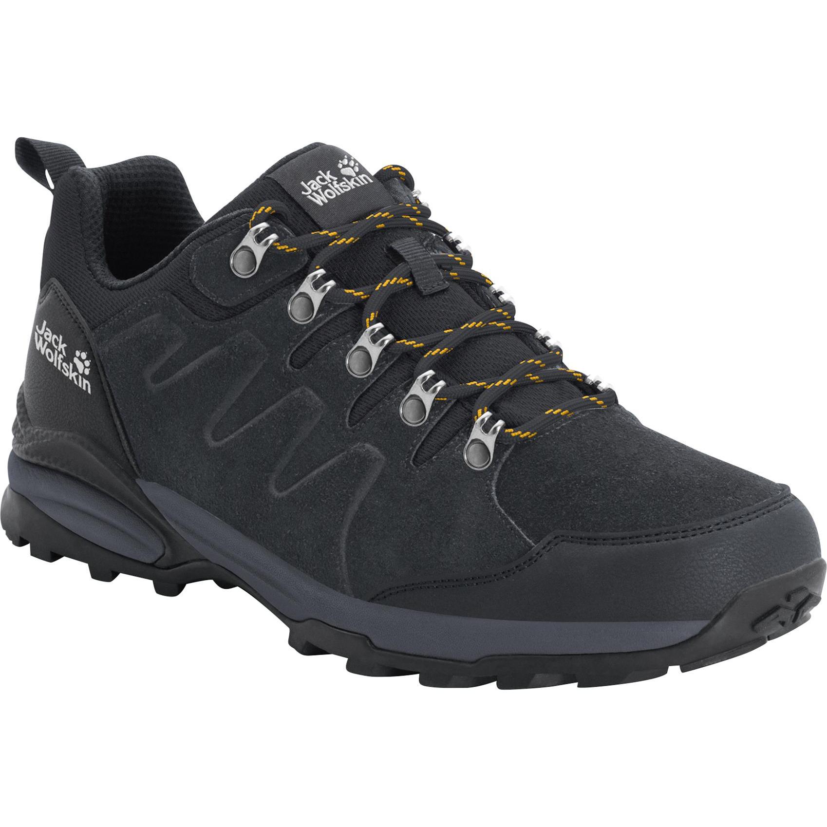 Jack Wolfskin, Herren, Wanderschuhe, Refugio Texapore Low M (48), Schwarz