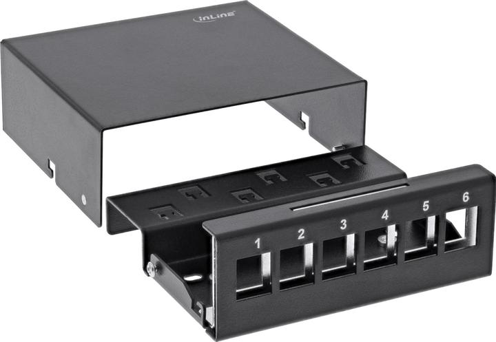 Immagine prodotto InLine Presa per pannello patch a montaggio esterno per 6x Keystone RJ45