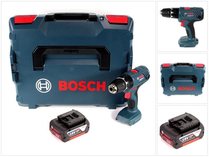 Image du produit Bosch Professional GSB 18V-21 Perceuse-visseuse à percussion sans fil 18V 55Nm + 1x Batterie 5,0Ah +