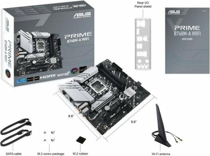 Produktbild ASUS PRIME B760M-A WIFI (LGA 1700, Intel B760, mATX)