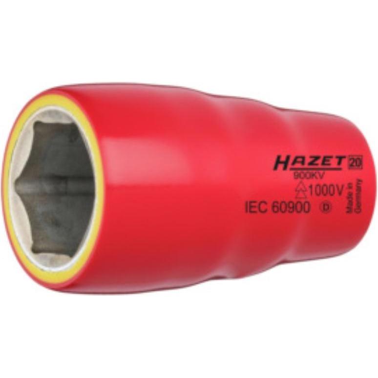 HAZET, Steckschlüssel + Stecknuss, Steckschlüsseleinsatz schutzisoliert 1/2, 19 mm (1/2")