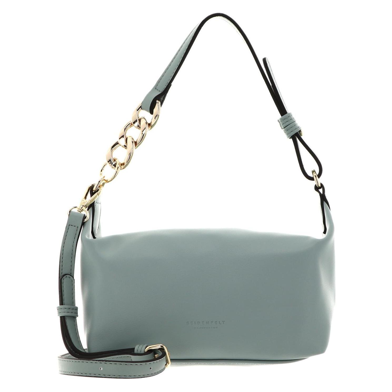 Seidenfelt, Damen, Handtasche, Nees Shoulderbag, Grün, Gold