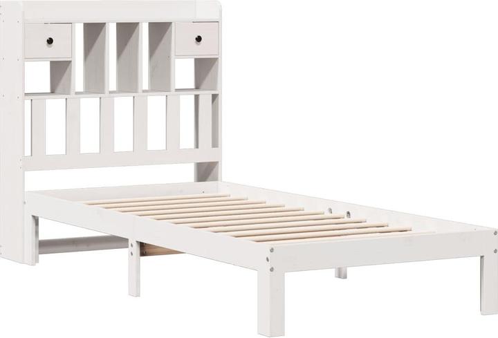 Produktbild vidaXL Bett mit Regal (90 x 200 cm)