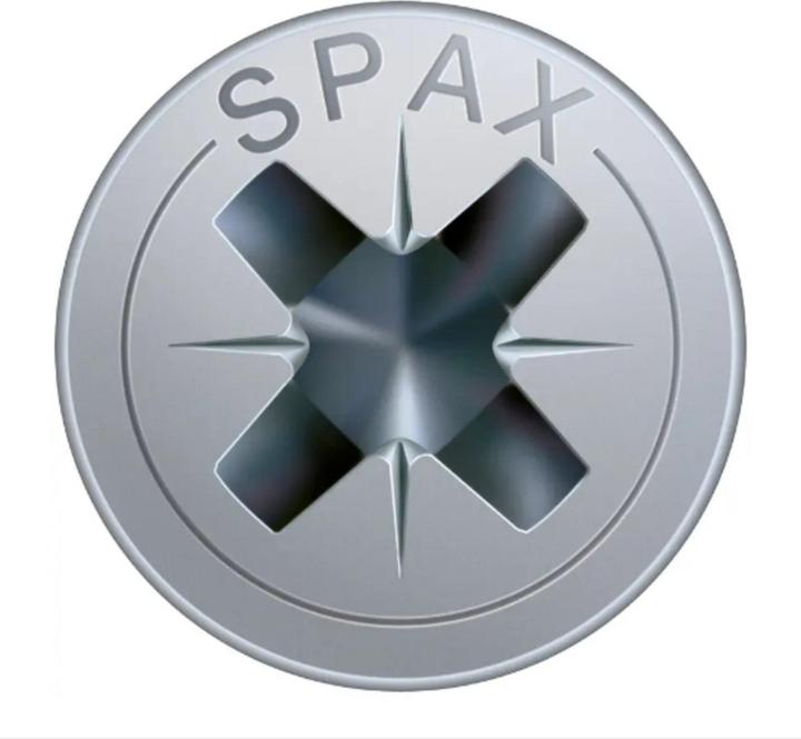 Produktbild Spax Senkmultikopf Kreuzschlitz Z2 Vollgewinde Wirox (200 Schrauben pro Stück)