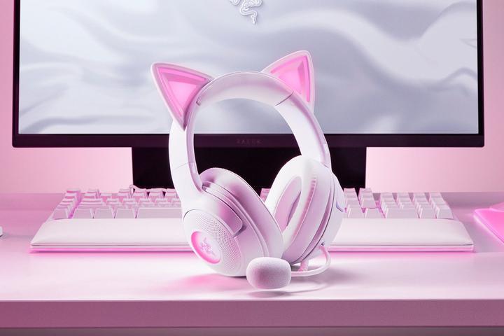 Productafbeelding Razer Kraken Kitty V2 - White (Bedraad)