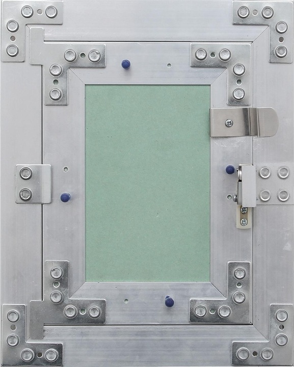 Actual product image Wiltec Access Panel Inspection Revision Door 40x40cm Aluminum Frame Hoist Drywall