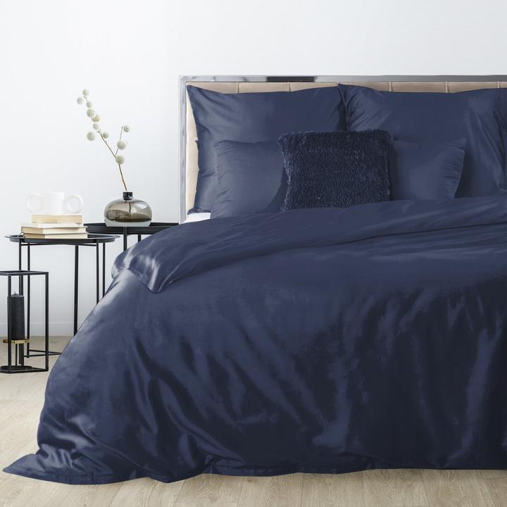 Actual product image Eurofirany DIVA LINE DINA bed linen set made of high-quality cotton satin, single-coloured, 140 x 200 cm (Duvet cover, 140 x 200 cm)