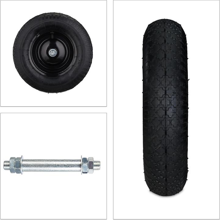 Productafbeelding Relaxdays Kruiwagenwiel