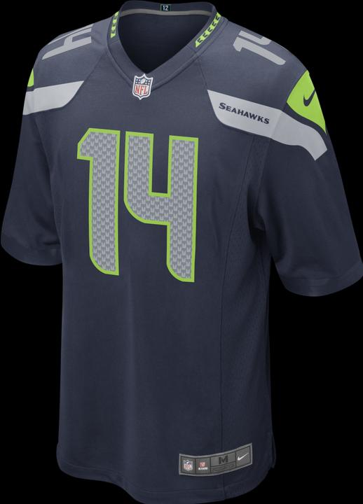 Nike Seattle Seahawks Game Jersey Metcalf 14 L (14)