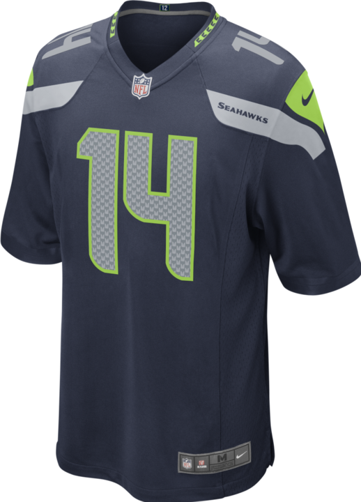 Nike Seattle Seahawks Game Jersey Metcalf 14 L (14)