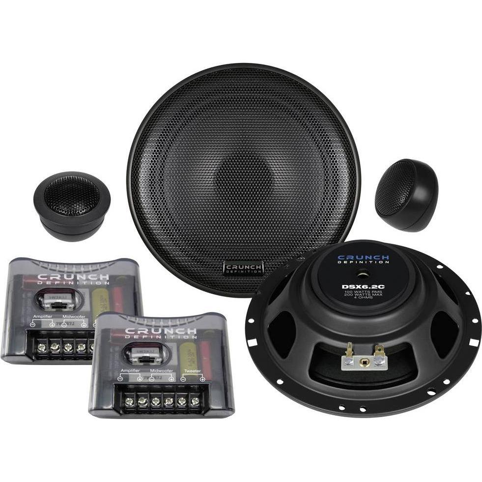 Crunch, Car HiFi Lautsprecher, DSX6.2C 2-Wege Einbau-Lautsprecher 200 W Inhalt: 1 St. (200 W)