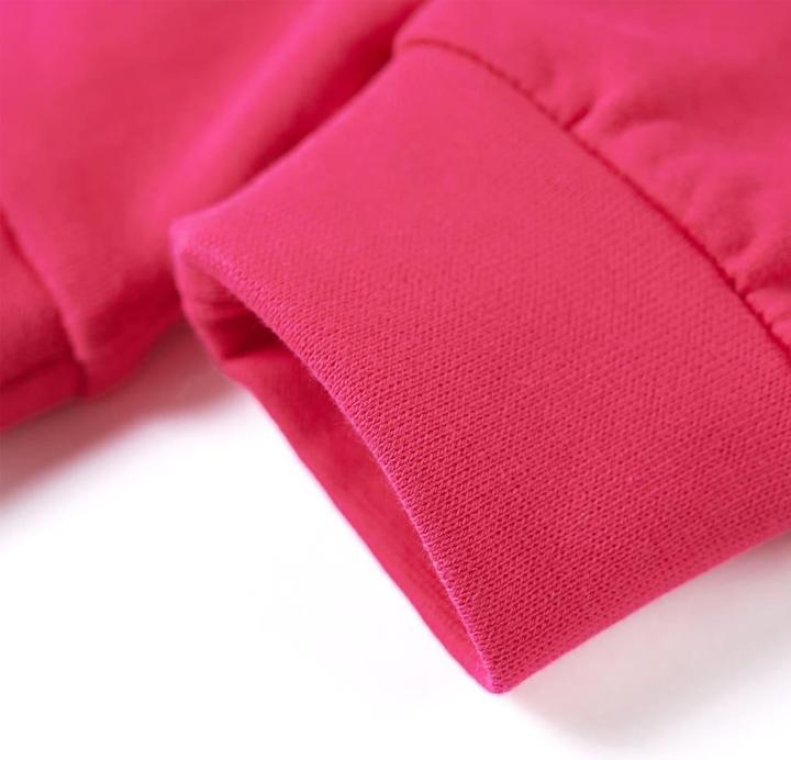 Immagine prodotto VidaXL Felpa da bambino rosa brillante 104,Materiale: 95 % cotone. 5 (104)