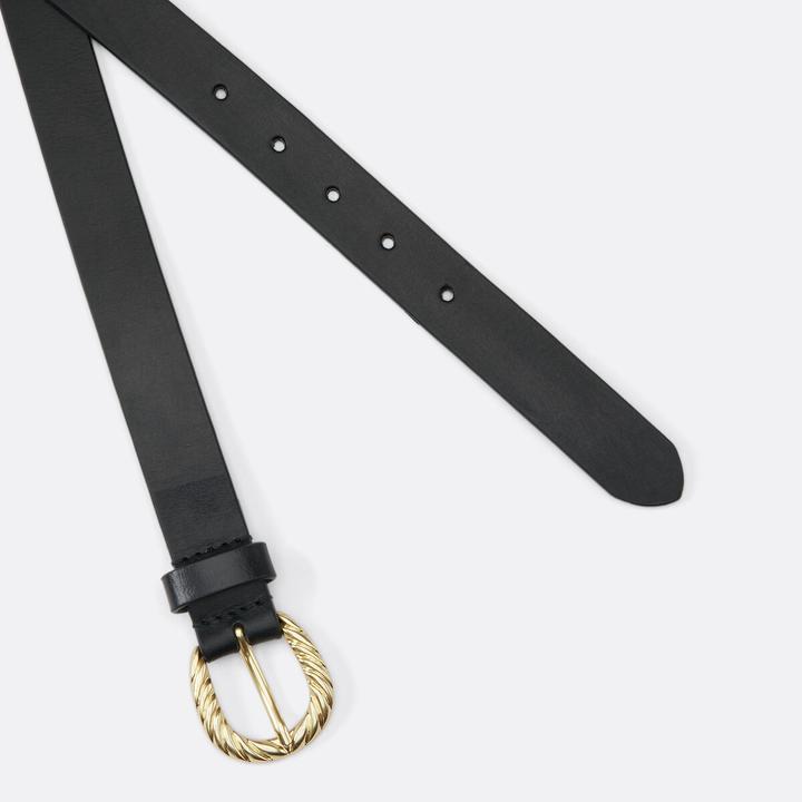 Actual product image La Redoute Collections Ledergürtel mit verzierter Schnalle