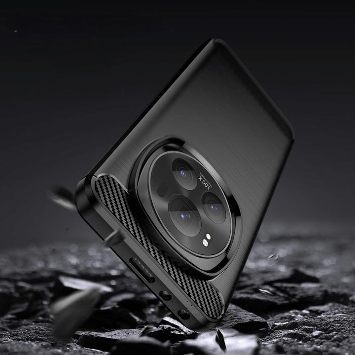 Immagine prodotto Cover-Discount Honor Magic6 Pro - Custodia in metallo effetto carbonio nero (Honor Magic6 Pro)