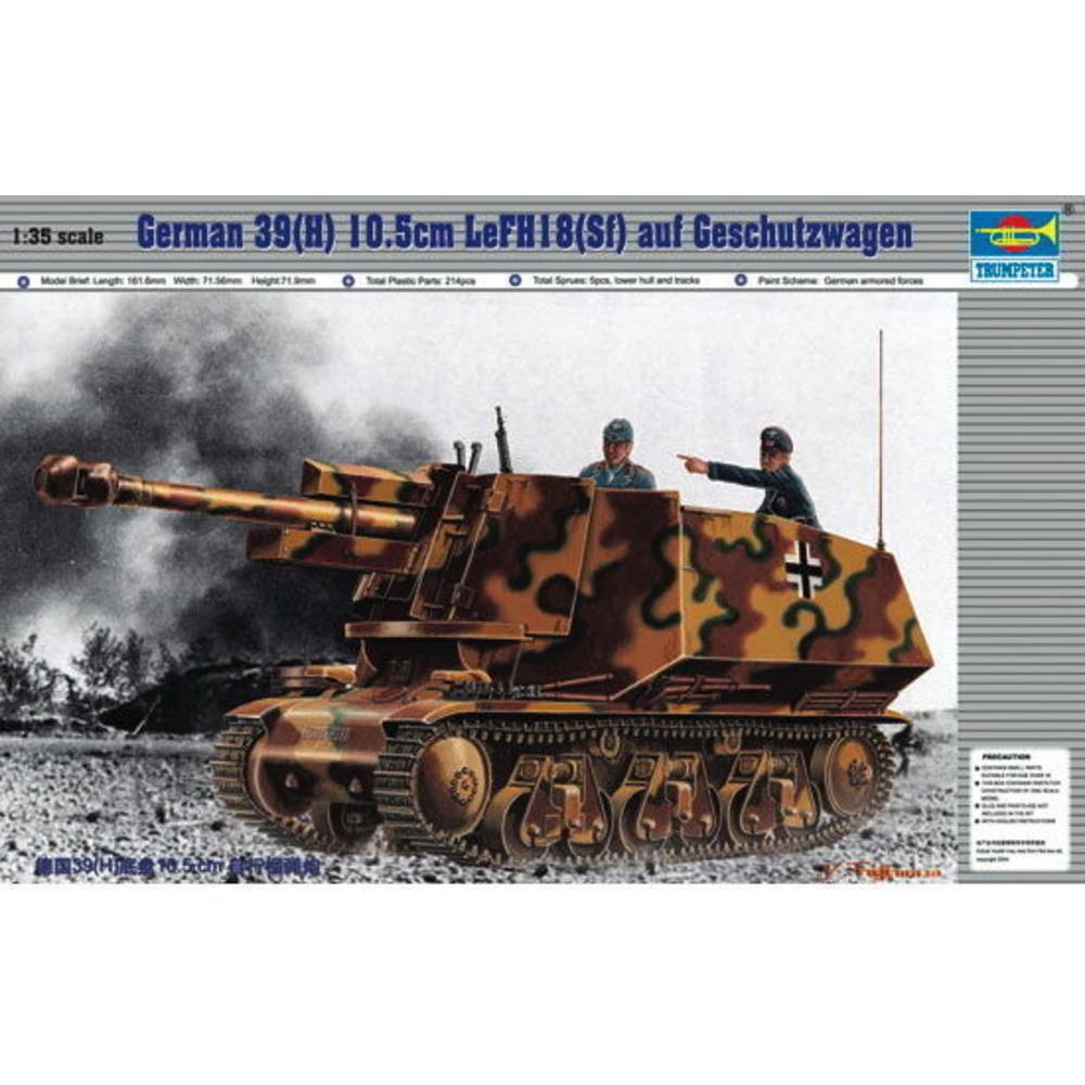 Trumpeter PzKpfw 39(H) 10,5 cm LeFH18 (SFf) auf Geschützwagen