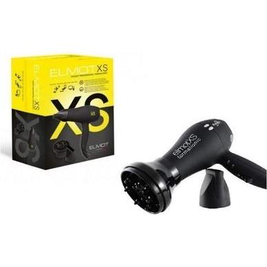 Elmot, Asciugacapelli, Mini Phon Professionale XS Nero con