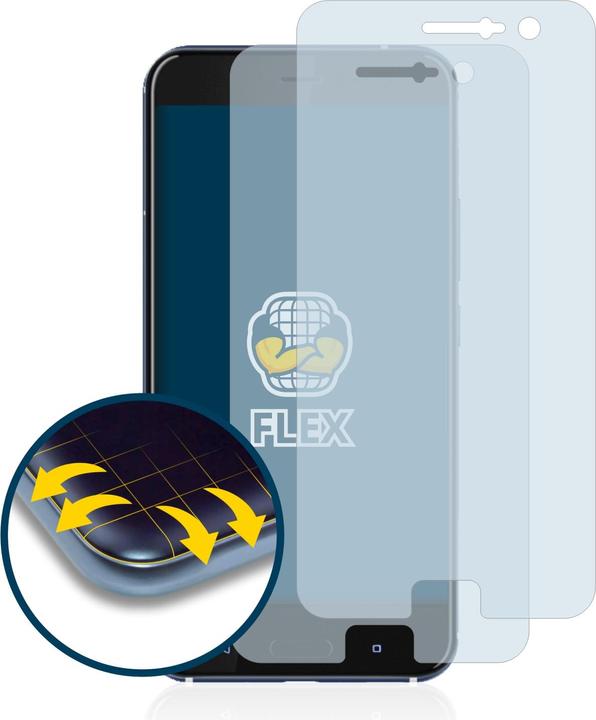 Actual product image BROTECT Full-Cover Protector (2 Piece, HTC U11)