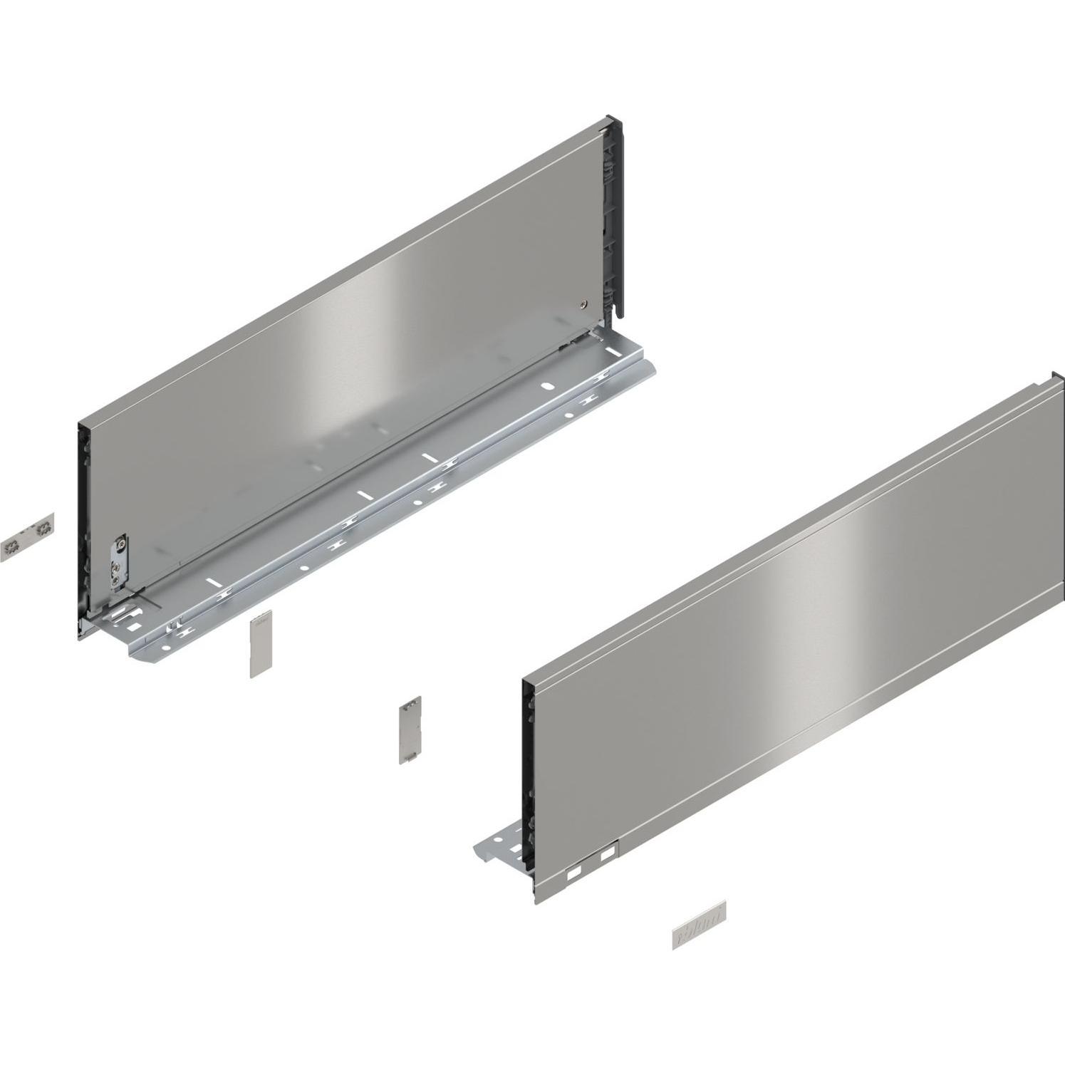 Thumbnail - Blum, Schubladenauszüge, Legrabox pure H C 1 Paar 40kg 400mm Tip On Vollauszug inox Set