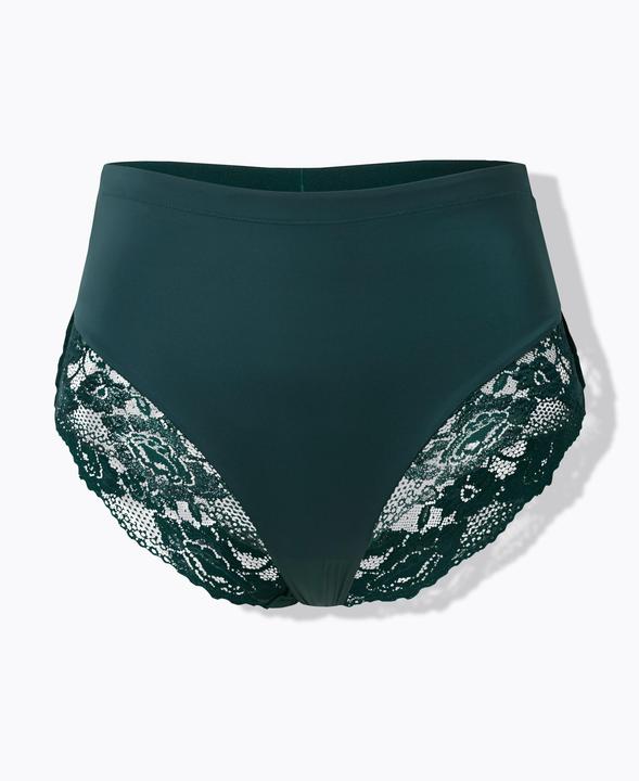 Produktbild Ulla Popken Midislip, transparente Spitze, hinten gerafft (56, Einzelpack)