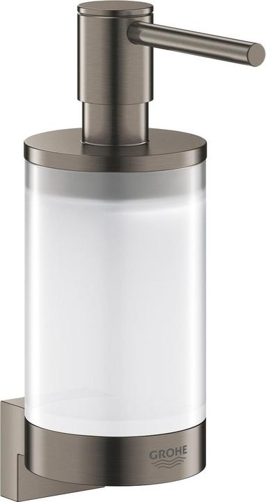 Produktbild Grohe Halter Selection für Seifenspender und Zahnputzbecher hard graphite gebürstet 41027AL0 (5 x 6 cm)