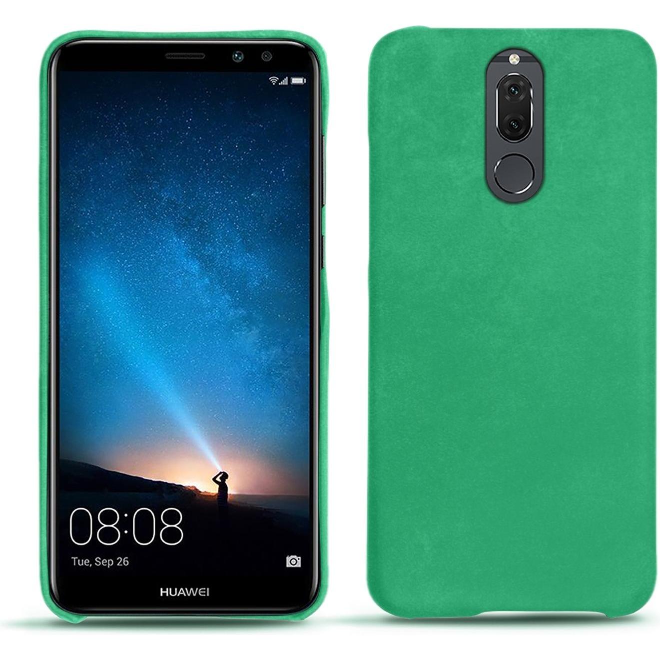 Noreve Lederschutzhülle (Huawei Mate 10 Lite), Smartphone Hülle, Grün