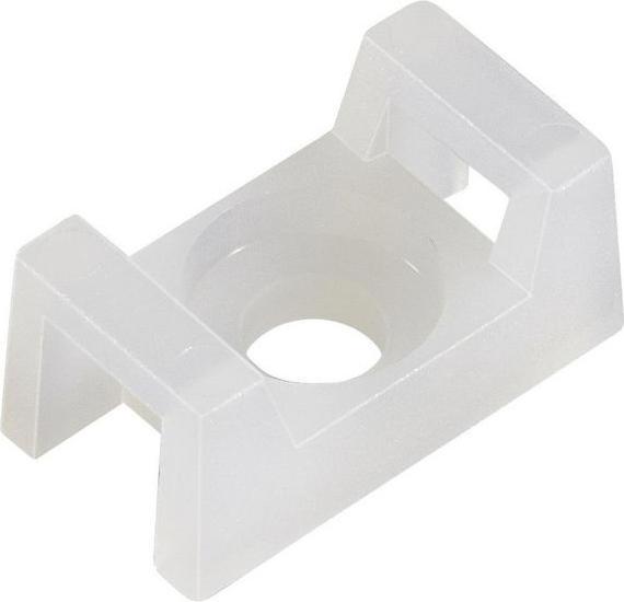 Produktbild RND Electronics Kabelbinderhalter 4mm Weiss Polyamid 6.6 Packung à 100 Stück (Kunststoffkabelbinder, 120 mm, 100 Stk.)