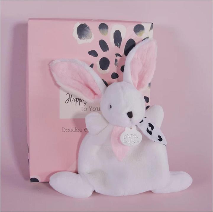 Doudou et Compagnie Happy Blush, Hase Schmusetuch 17cm