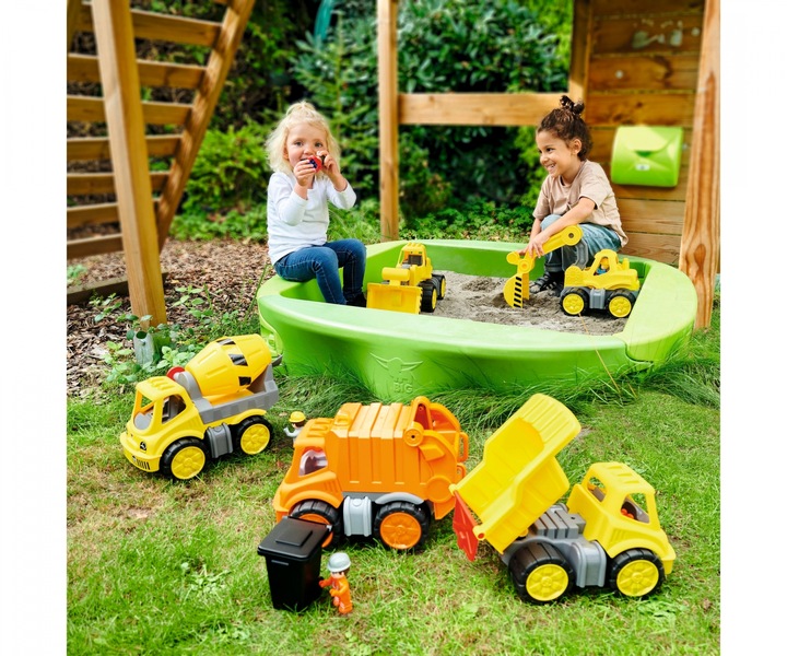Actual product image BIG Power Worker wheel loader + figure