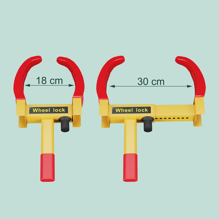 Actual product image Relaxdays Wheel lock